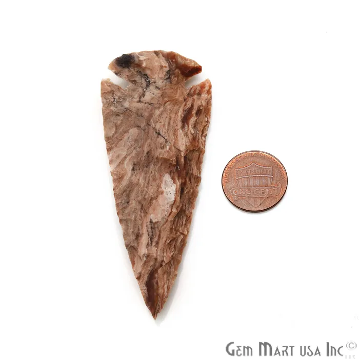 GemmartUSA Necklaces Arrowhead Cut Gemstones 86x31mm Handcrafted Stone Loose Gemstone DIY Pendant DIY Jewelry GemmartUSA Necklaces Arrowhead Cut Gemstones 86x31mm Handcrafted Stone Loose Gemstone DIY Pendant DIY Jewelry