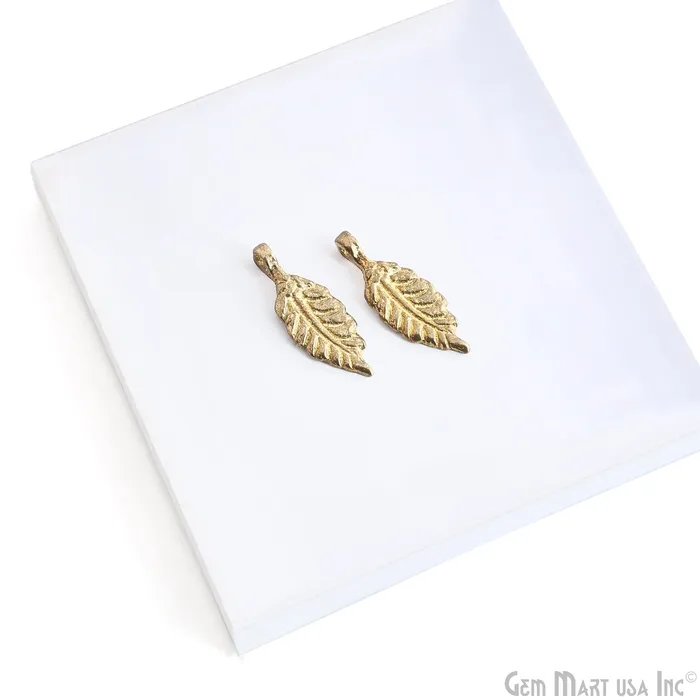 GemMartUSA Necklaces Brass Leaf Shaped Antique Pendant Charms Gold Plated Fern Charm for Jewelry Making Supply Tribal Boho Charms gift for mom her GemMartUSA Necklaces Brass Leaf Shaped Antique Pendant Charms Gold Plated Fern Charm for Jewelry Making Supply Tribal Boho Charms gift for mom her