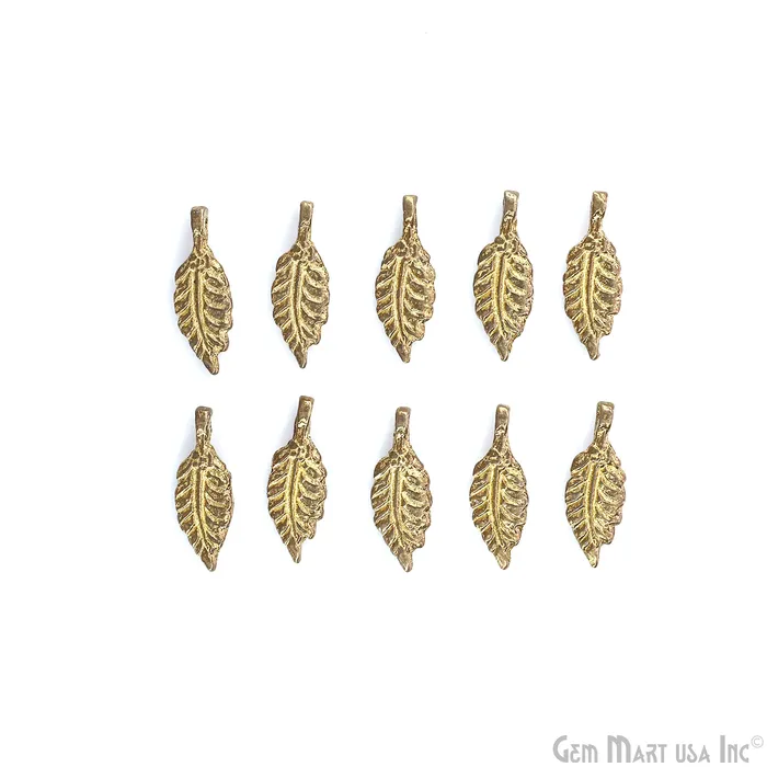 GemMartUSA Necklaces Brass Leaf Shaped Antique Pendant Charms Gold Plated Fern Charm for Jewelry Making Supply Tribal Boho Charms gift for mom her GemMartUSA Necklaces Brass Leaf Shaped Antique Pendant Charms Gold Plated Fern Charm for Jewelry Making Supply Tribal Boho Charms gift for mom her