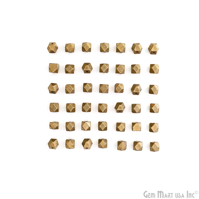 GemMartUSA Necklaces Brass Polygon Spacer Beads Gold Plated Geometric Design Faceted Beads Charms Boho Rustic Beads for Pendant Earring Necklace Making GemMartUSA Necklaces Brass Polygon Spacer Beads Gold Plated Geometric Design Faceted Beads Charms Boho Rustic Beads for Pendant Earring Necklace Making