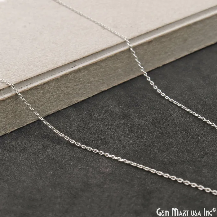 GemMartUSA Necklaces Link Chain Necklace 18 Inch With Lobster Claw Clasp GemMartUSA Necklaces Link Chain Necklace 18 Inch With Lobster Claw Clasp