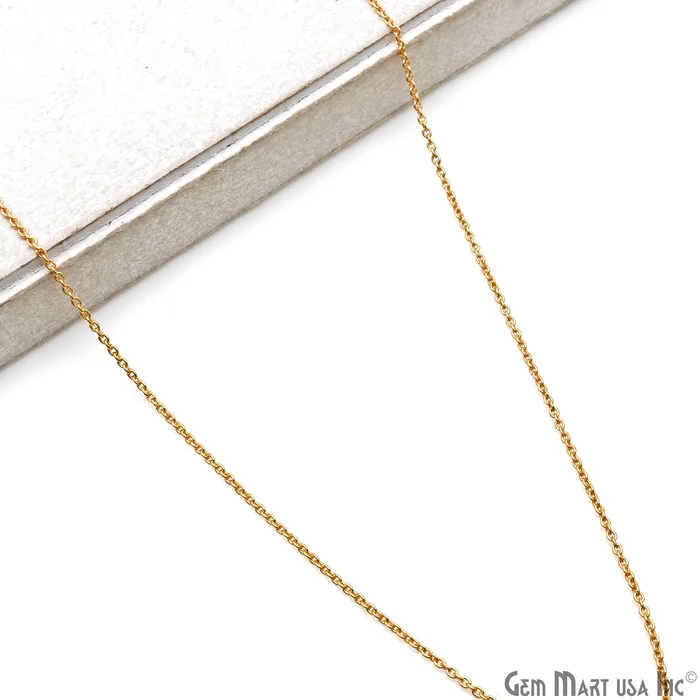 GemMartUSA Necklaces Link Chain Necklace 18 Inch With Lobster Claw Clasp GemMartUSA Necklaces Link Chain Necklace 18 Inch With Lobster Claw Clasp