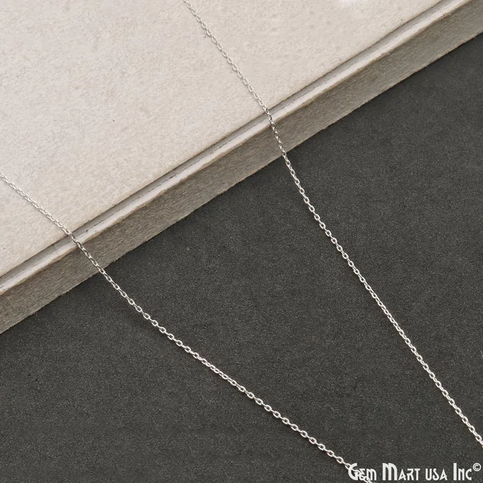 GemMartUSA Necklaces Link Chain Necklace 18 Inch With Lobster Claw Clasp GemMartUSA Necklaces Link Chain Necklace 18 Inch With Lobster Claw Clasp