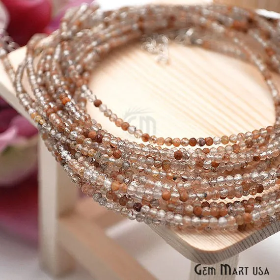 GemMartUSA Necklaces Multi Hessonite 225mm Silver Plated 18Inch Long Wire Wrapped Beads Necklace GemMartUSA Necklaces Multi Hessonite 225mm Silver Plated 18Inch Long Wire Wrapped Beads Necklace