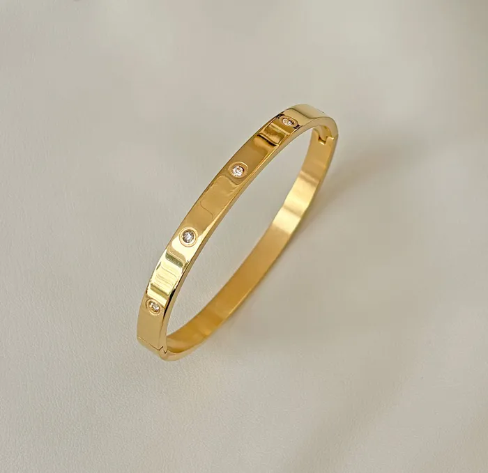 GOLD PAVE CUFF BRACELET SAMPLE Mai Dsire Bracelets