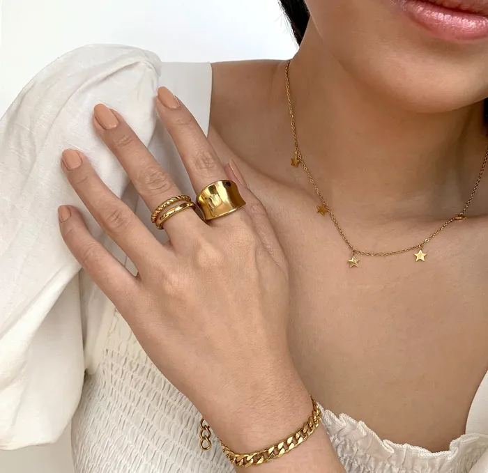 GOLD SADDLE RING SAMPLE Mai Dsire Rings