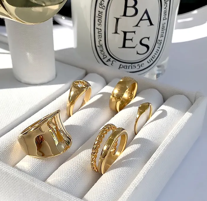 GOLD SADDLE RING SAMPLE Mai Dsire Rings