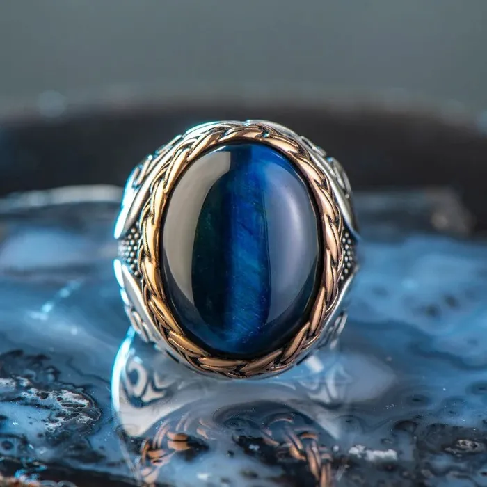 Grace PK Rings BLUE OCEAN TURKISH RING