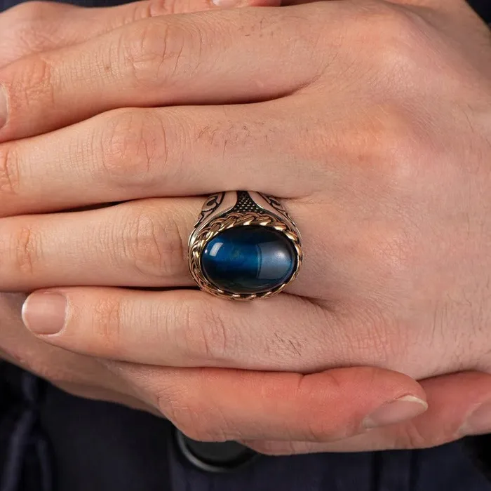 Grace PK Rings BLUE OCEAN TURKISH RING