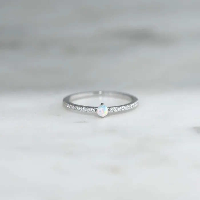 Grace PK Rings MINIMALIST OPAL RING