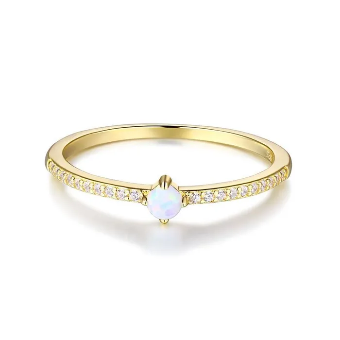 Grace PK Rings MINIMALIST OPAL RING