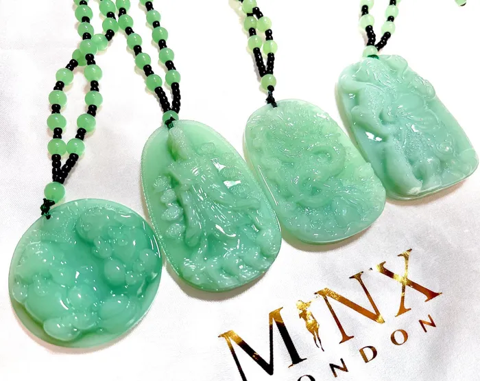 Jade Necklace Jade Necklaces Jade Pendant Necklaces Minx London Necklaces