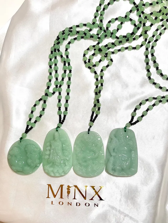 Jade Necklace Jade Necklaces Jade Pendant Necklaces Minx London Necklaces