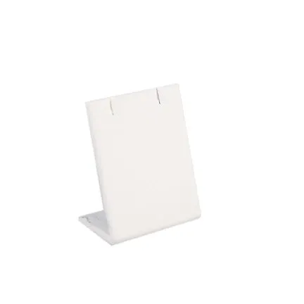 JPIDisplay Earrings 6 Pack of 2 34 x 3 12 White Leatherette EarringPendant Displays JPIDisplay Earrings 6 Pack of 2 34 x 3 12 White Leatherette EarringPendant Displays