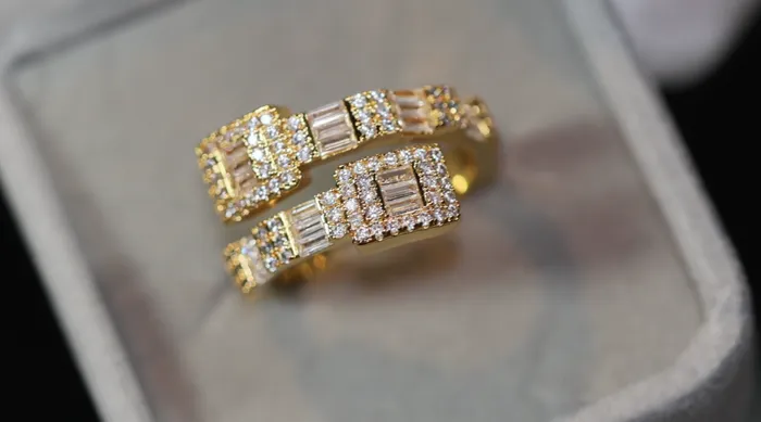 Lab Diamonds London Iced Out Ring Eternity Ring Gold Iced Out Ring Baguette Diamond Eternity Ring Rings