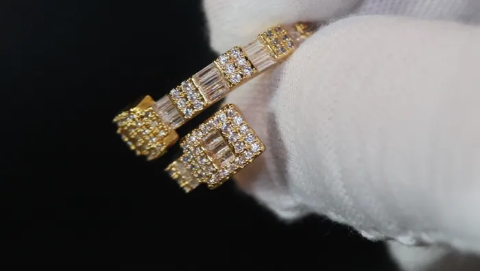 Lab Diamonds London Iced Out Ring Eternity Ring Gold Iced Out Ring Baguette Diamond Eternity Ring Rings
