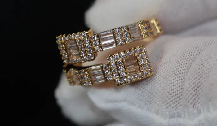 Lab Diamonds London Iced Out Ring Eternity Ring Gold Iced Out Ring Baguette Diamond Eternity Ring Rings