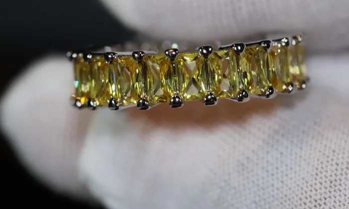 Lab Diamonds London Rings Eternity Ring Yellow Diamond Ring Yellow Diamond Engagement Rings Canary Yellow Diamond Ring Baguette Ring Womens Engagement Ring