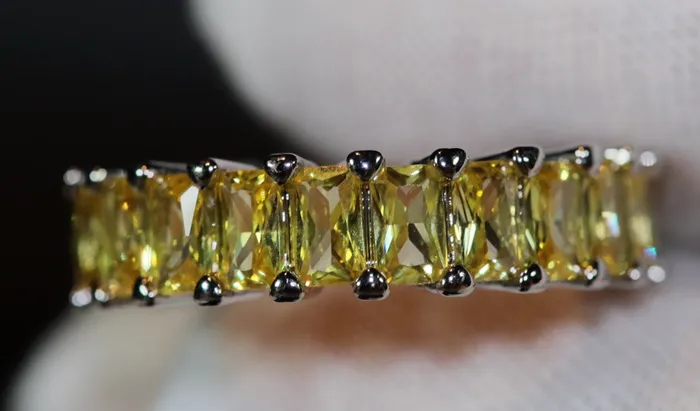 Lab Diamonds London Rings Eternity Ring Yellow Diamond Ring Yellow Diamond Engagement Rings Canary Yellow Diamond Ring Baguette Ring Womens Engagement Ring