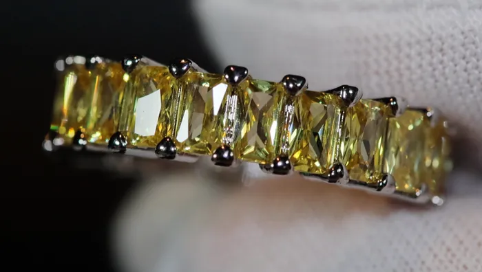 Lab Diamonds London Rings Eternity Ring Yellow Diamond Ring Yellow Diamond Engagement Rings Canary Yellow Diamond Ring Baguette Ring Womens Engagement Ring
