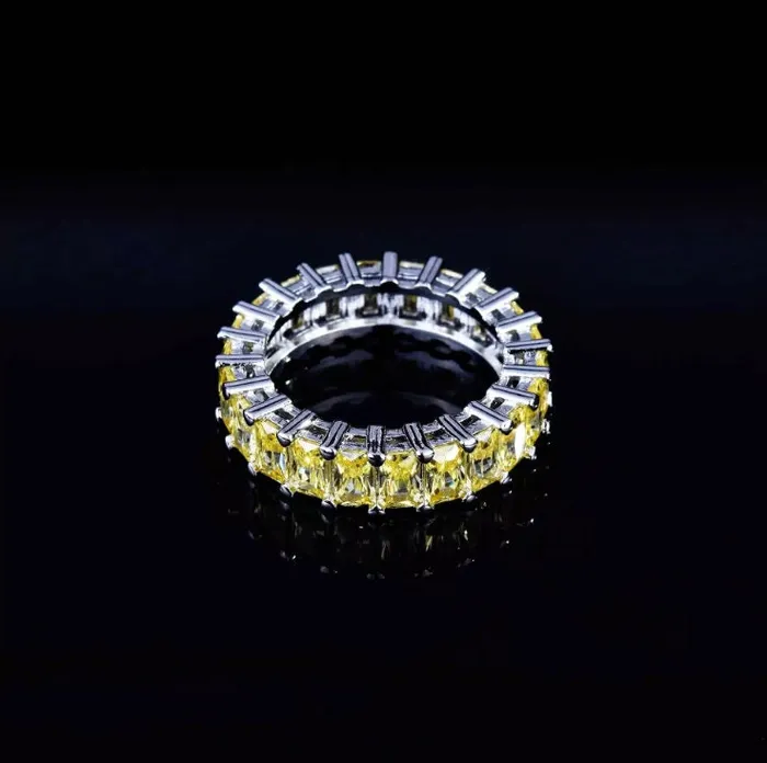 Lab Diamonds London Rings Eternity Ring Yellow Diamond Ring Yellow Diamond Engagement Rings Canary Yellow Diamond Ring Baguette Ring Womens Engagement Ring