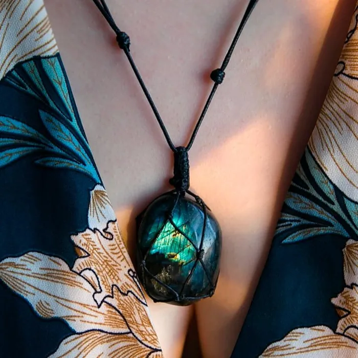 Labradorite Rope Necklace Shop1103042125 Store Necklaces