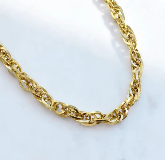 Mai Dsire Necklaces GEMMA GOLD ROPE CHAIN NECKLACE