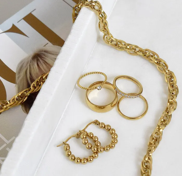Mai Dsire Necklaces GEMMA GOLD ROPE CHAIN NECKLACE