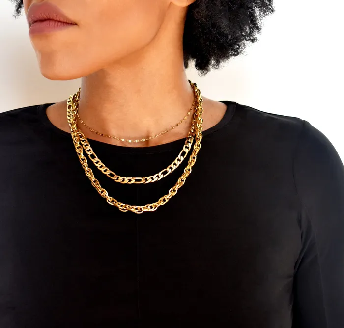 Mai Dsire Necklaces GEMMA GOLD ROPE CHAIN NECKLACE