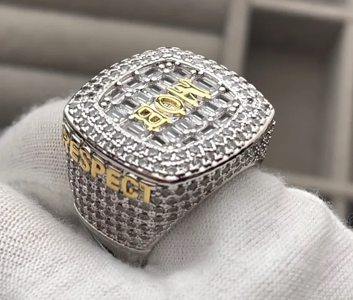 Minx London Hip Hop Ring Mens Baguette Ring Mens Iced Out Ring Womens Iced Ring Iced Out Rings Superbowl Ring Iced Out Mens Pinky Ring Rings