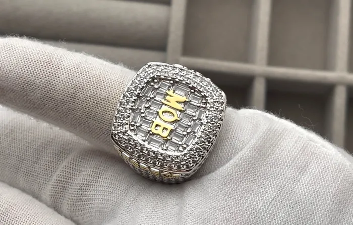 Minx London Hip Hop Ring Mens Baguette Ring Mens Iced Out Ring Womens Iced Ring Iced Out Rings Superbowl Ring Iced Out Mens Pinky Ring Rings
