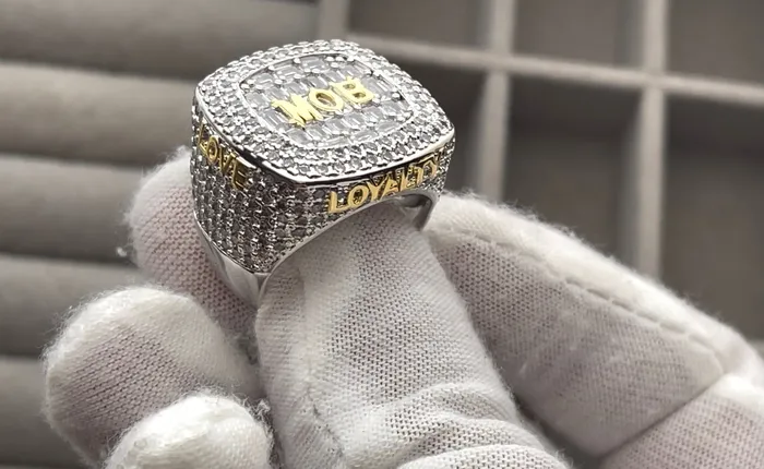 Minx London Hip Hop Ring Mens Baguette Ring Mens Iced Out Ring Womens Iced Ring Iced Out Rings Superbowl Ring Iced Out Mens Pinky Ring Rings