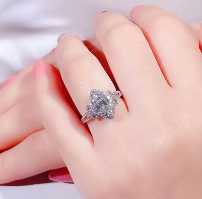 Minx London Rings Marquise Wedding Ring Halo Ring Engagement Marquise Diamond Engagement Ring Marquise Ring Promise Ring Engagement Ring Oval Ring