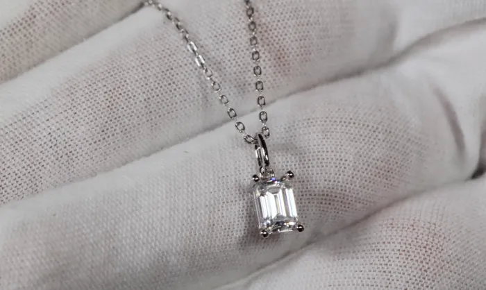 Moissanite Diamond Pendant Womens Moissanite Diamond Necklace Lab Diamonds London Necklaces
