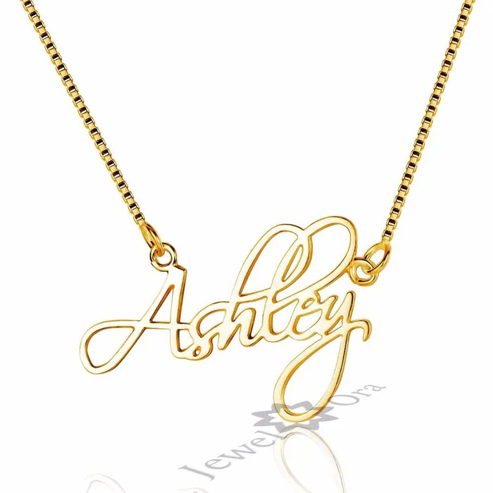 Necklaces customjewelryan Personalized Womens 925 Sterling Silver Necklace with Custom Nameplate Pendant Christmas Gift Jewelry