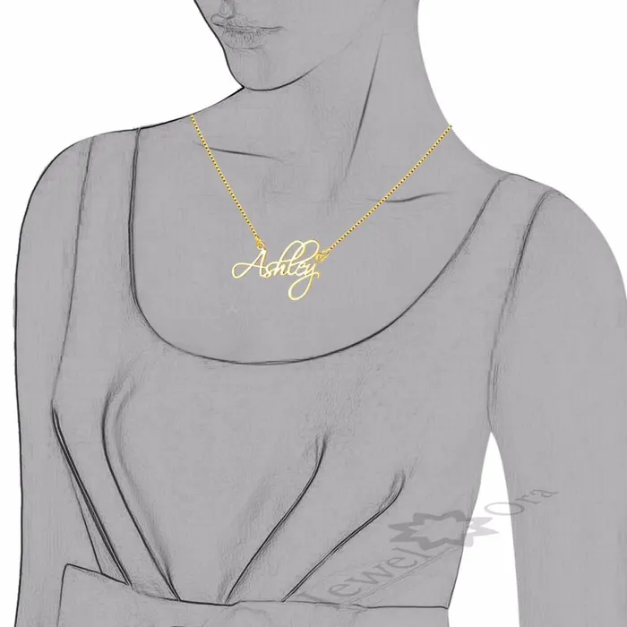 Necklaces customjewelryan Personalized Womens 925 Sterling Silver Necklace with Custom Nameplate Pendant Christmas Gift Jewelry