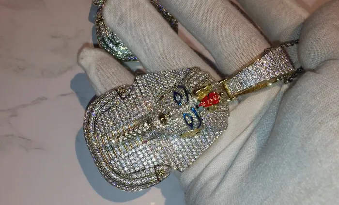 Necklaces Diamond Pharaoh Pendant Pharaoh Necklace Hip Hop Pendant Iced Out Pendant Ancient Egyptian Pendant Iced Necklace Sphinx Pendant Minx London