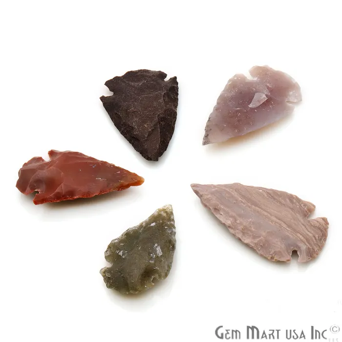 Necklaces GemmartUSA 5pc Lot Arrowhead Cut Gemstones 33x21mm Handcrafted Stone Loose Gemstone DIY Pendant DIY Jewelry Necklaces GemmartUSA 5pc Lot Arrowhead Cut Gemstones 33x21mm Handcrafted Stone Loose Gemstone DIY Pendant DIY Jewelry