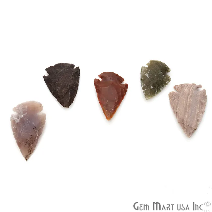 Necklaces GemmartUSA 5pc Lot Arrowhead Cut Gemstones 33x21mm Handcrafted Stone Loose Gemstone DIY Pendant DIY Jewelry Necklaces GemmartUSA 5pc Lot Arrowhead Cut Gemstones 33x21mm Handcrafted Stone Loose Gemstone DIY Pendant DIY Jewelry