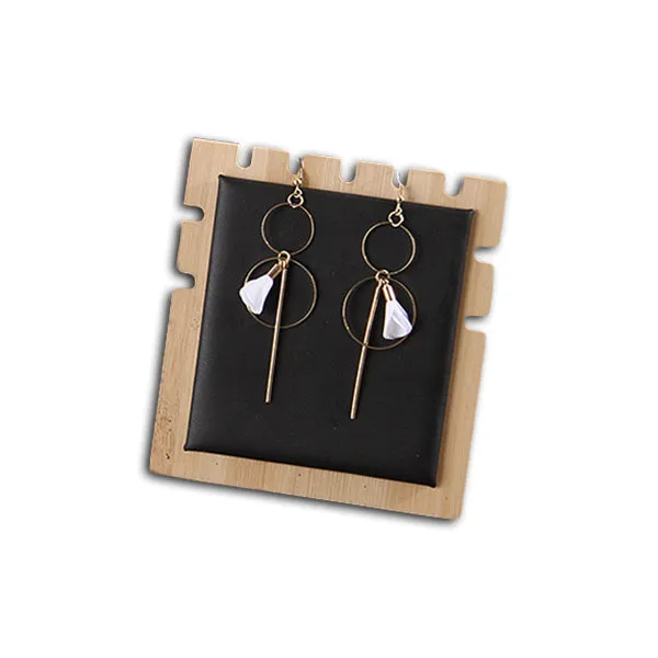 Necklaces JPIDisplay 11 x 12cm Black Velvet Bamboo Necklace Jewelry Display Stand Necklaces JPIDisplay 11 x 12cm Black Velvet Bamboo Necklace Jewelry Display Stand