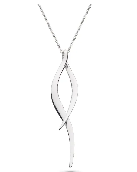 Necklaces Kit Heath Kit Heath Silver Entwine Twist Necklace