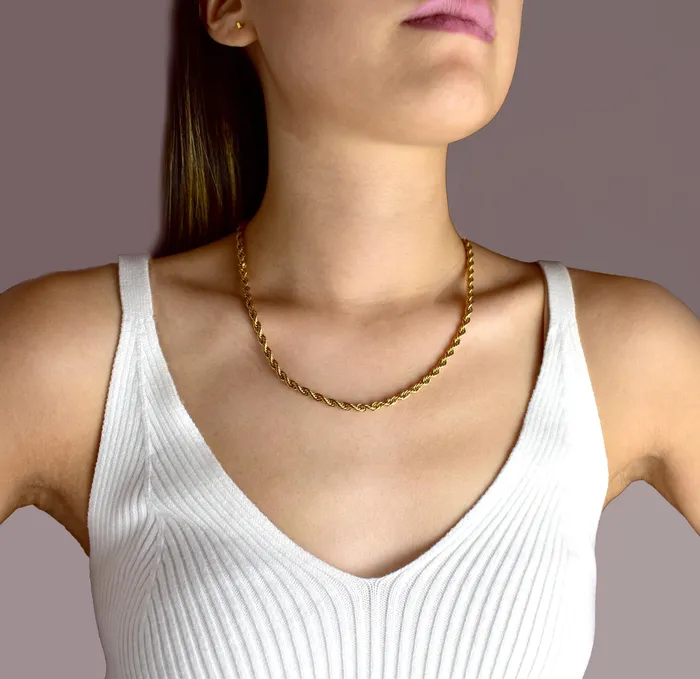 Necklaces Mai Dsire RONNIE ROPE CHAIN NECKLACE SAMPLE