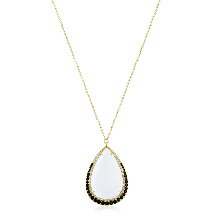 Necklaces Moderne Monocle Aria Gold Magnifier Pendant Necklace