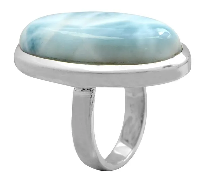 Necklaces Natural Larimar 925 Sterling Silver Rings Silver Jewelry YoTreasure Necklaces Natural Larimar 925 Sterling Silver Rings Silver Jewelry YoTreasure