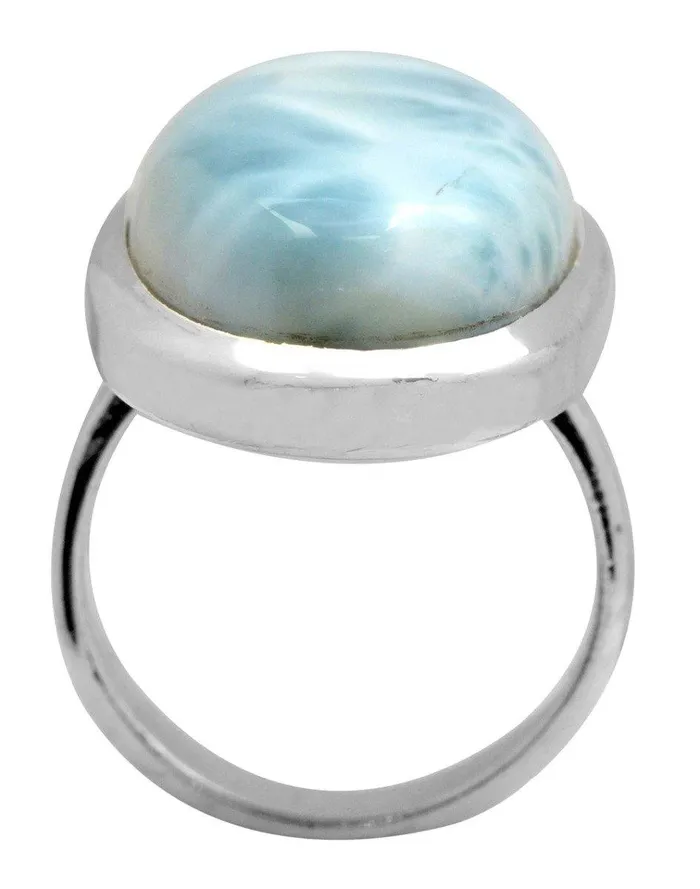 Necklaces Natural Larimar 925 Sterling Silver Rings Silver Jewelry YoTreasure Necklaces Natural Larimar 925 Sterling Silver Rings Silver Jewelry YoTreasure