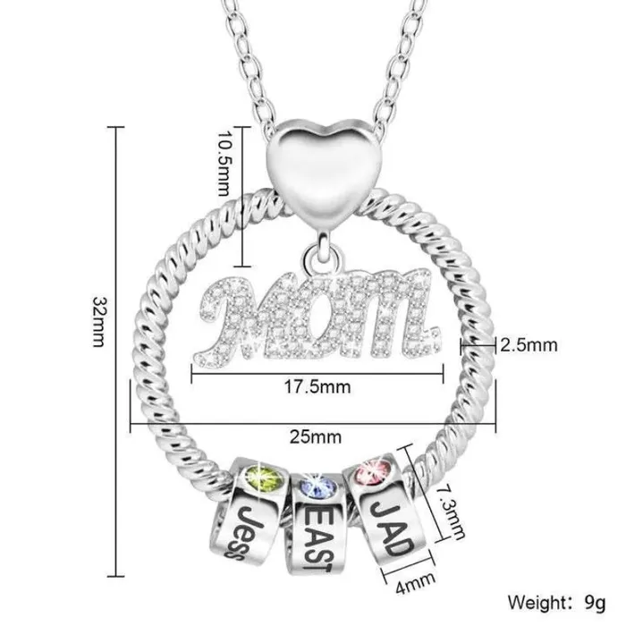 Necklaces Personalized Necklace Perfect Gift For Mom Customized Jewel