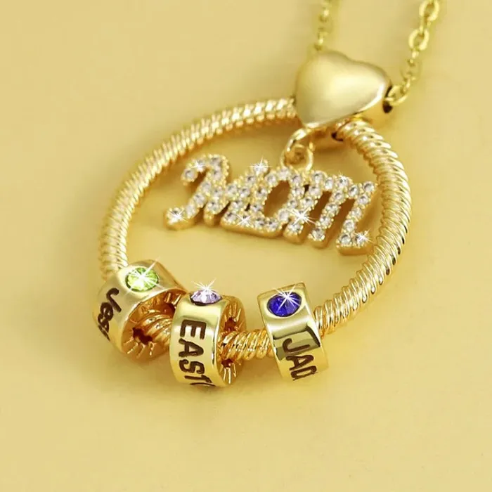 Necklaces Personalized Necklace Perfect Gift For Mom Customized Jewel