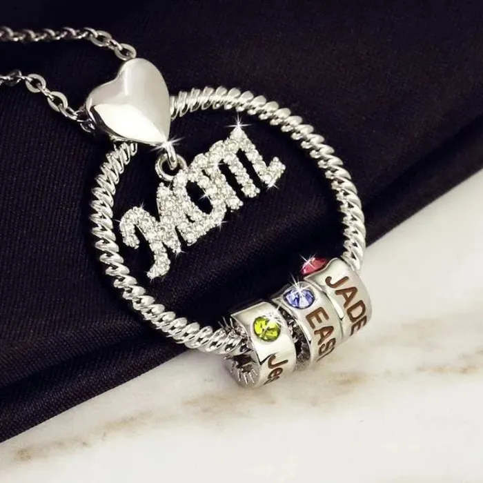 Necklaces Personalized Necklace Perfect Gift For Mom Customized Jewel