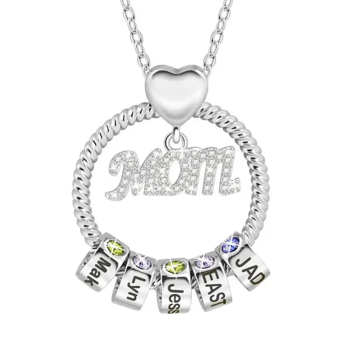 Necklaces Personalized Necklace Perfect Gift For Mom Customized Jewel