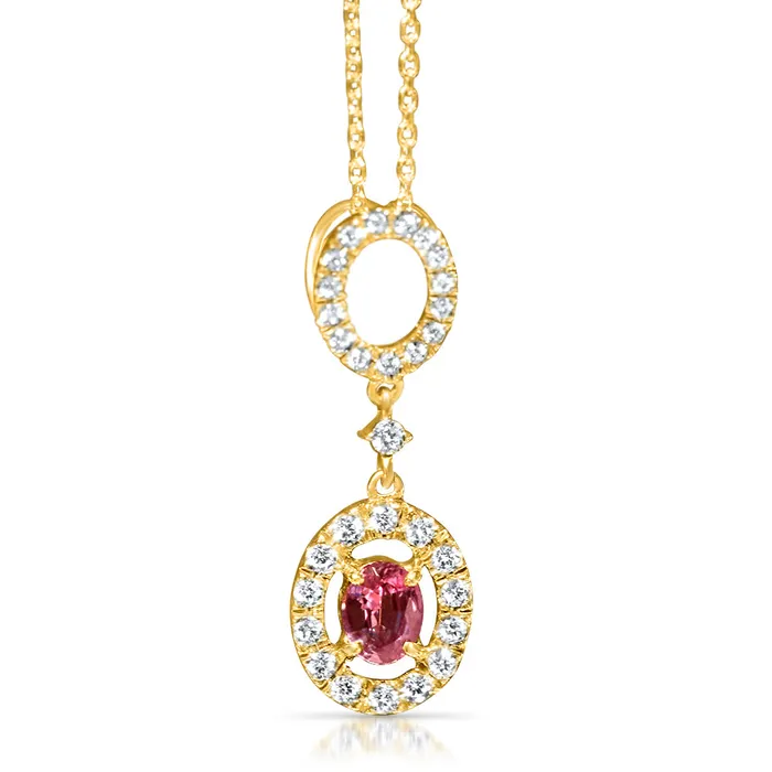 Necklaces Safiya Jewels Heirloom 14K Yellow Gold Natural Alexandrite Pendant